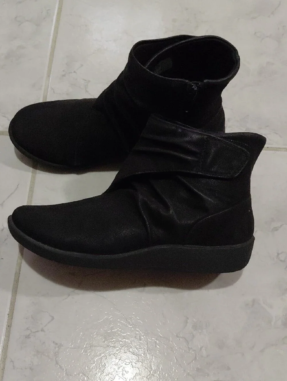CLOUDSTEPPERS By Clarks Black Ankle Boots
